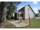 Nice backyard view featuring a hammock for relaxing and grilling area at 306 Oak Lake Circle, North Myrtle Beach, SC 29582