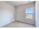 Neutral bedroom with a view of a construction site at 491 Wagner Cir., Conway, SC 29526