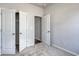 Bedroom featuring double closet doors and an open closet at 491 Wagner Cir., Conway, SC 29526