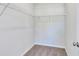 Walk-in closet with metal shelving, offering organized storage space at 491 Wagner Cir., Conway, SC 29526