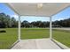 Covered patio overlooking a large lawn at 491 Wagner Cir., Conway, SC 29526