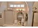 Well-lit bathroom features a vanity with a mirror and modern fixtures at 517 Brooksher Dr., Myrtle Beach, SC 29588