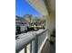 Townhome complex with garage, as seen from a balcony at 6500 Colonial Dr. # 2, Myrtle Beach, SC 29572