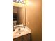 Cozy bathroom features a modern vanity, neutral tones, and sleek fixtures at 6500 Colonial Dr. # 2, Myrtle Beach, SC 29572