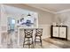 Kitchen featuring granite countertops, stainless steel appliances and barstool seating at 7609 Driftwood Dr., Myrtle Beach, SC 29572