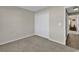 Clean, carpeted bedroom featuring double closets and new paint at 1032 Cadbury Ct., Conway, SC 29527