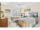 Bedroom with two beds and neutral-toned walls at 1081 Blue Stem Dr. # 35-B, Pawleys Island, SC 29585