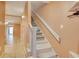 Hallway featuring a staircase and tile flooring throughout the entryway at 1424 Glenns Bay Rd. # 1424, Myrtle Beach, SC 29575