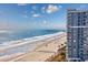 Enjoy breathtaking ocean views from this beautiful beach near condo tower at 158 Seawatch Dr. # 1112, Myrtle Beach, SC 29572