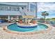 Relax by the unique outdoor pool at this beautiful beachside resort at 158 Seawatch Dr. # 1112, Myrtle Beach, SC 29572