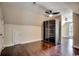 Attic room with hardwood floors, neutral paint, and ceiling fan at 1585 Brookgreen Dr., Myrtle Beach, SC 29577