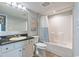 Bathroom featuring a shower and tub combination with classic fixtures at 1625 S Ocean Blvd. # 1810, North Myrtle Beach, SC 29582