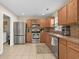 Functional kitchen with stainless steel appliances, ample cabinet space, and neutral color palette at 182 Tibton Circle, Myrtle Beach, SC 29588