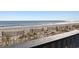 Scenic beachfront view featuring a sandy shoreline and tranquil ocean waves at 2001 S Ocean Blvd. # 209, Myrtle Beach, SC 29577