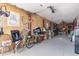 Spacious garage with ceiling fan and a variety of storage options for bikes and gear at 311 51St Ave. N, North Myrtle Beach, SC 29582