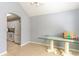 Bright dining area adjacent to the kitchen with tile flooring at 354 Deer Run Ave., Georgetown, SC 29440