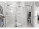 Bathroom featuring a glass enclosed shower and a marble tiled floor at 360 Cattle Drive Circle, Myrtle Beach, SC 29588