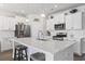 Modern kitchen featuring white cabinets, stainless steel appliances, and stylish countertops at 360 Cattle Drive Circle, Myrtle Beach, SC 29588