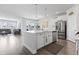 Bright kitchen with white cabinets, stainless appliances, and center island at 360 Cattle Drive Circle, Myrtle Beach, SC 29588