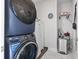 Efficient laundry room with modern washer/dryer units and storage at 360 Cattle Drive Circle, Myrtle Beach, SC 29588