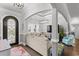 Bright living room with hardwood floors and a decorative wrought iron door at 405 Palo Verde Dr., Myrtle Beach, SC 29579