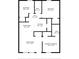 Detailed floor plan showcasing the layout of the rooms in the home at 4150 Horseshoe Rd. # 33, Little River, SC 29566