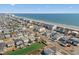 Scenic aerial view of a bright condominium complex close to the ocean and beaches at 4601 N Ocean Blvd. # 203, North Myrtle Beach, SC 29582