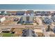 Wonderful aerial view of the condo, showcasing its proximity to the beach and surrounding neighborhood at 4601 N Ocean Blvd. # 203, North Myrtle Beach, SC 29582