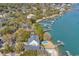 Aerial view of several homes on the water with docks and other water features at 534 South Creekside Dr., Murrells Inlet, SC 29576