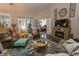 Cozy living room featuring hardwood floors and lots of natural light at 537 Botany Loop # 537, Murrells Inlet, SC 29576