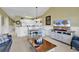 Spacious living area seamlessly connects to the kitchen, perfect for entertaining guests at 104 Cypress Point Ct. # 302, Myrtle Beach, SC 29579