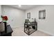 Modern home office with a desk, chair, minimalist decor, and ample lighting for productivity at 115 Galil Dr. # B, Myrtle Beach, SC 29579