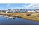 Beautiful waterfront homes along the waterway with a private pier at 138 Marblehead Dr., Little River, SC 29566