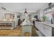 Spacious kitchen with island, stainless appliances, and bright lighting at 1420 S Ocean Blvd., North Myrtle Beach, SC 29582