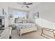 Well-lit bedroom with nautical theme, comfortable bed and stylish decor at 145 Copper Leaf Dr., Myrtle Beach, SC 29588