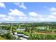 Aerial view of 1500 Cenith Drive condos overlooking the golf course and the ocean at 1500 Cenith Dr. # C-103, North Myrtle Beach, SC 29582