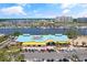 Aerial view of Lulu's restaurant with waterfront views and plenty of parking at 1500 Cenith Dr. # C-103, North Myrtle Beach, SC 29582