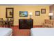 Inviting bedroom featuring two beds, a dresser, and a flat screen TV at 1501 S Ocean Blvd. # 1406, Myrtle Beach, SC 29577