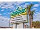 Landmark Resort sign with information about amenities and rates at 1501 S Ocean Blvd. # 1406, Myrtle Beach, SC 29577