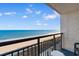 Breathtaking ocean views from the condo balcony overlooking the sandy beach at 1501 S Ocean Blvd. # 633, Myrtle Beach, SC 29577