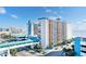 Wonderful multistory building with balconies, a covered walkway, manicured landscaping, and convenient parking at 1501 S Ocean Blvd. # 633, Myrtle Beach, SC 29577