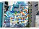 Aerial view of the water park featuring colorful slides and lounge areas at 1501 S Ocean Blvd. # 633, Myrtle Beach, SC 29577