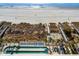 Aerial view of condo pool and beach access at 1625 S Ocean Blvd. # 1004, North Myrtle Beach, SC 29582