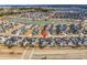 An aerial view showcases the community homes with lake views and manicured landscaping at 1749 Culbertson Ave. # 1749, Myrtle Beach, SC 29577