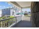 Relaxing outdoor deck with views of surrounding homes at 206B 56Th Ave. N, North Myrtle Beach, SC 29582
