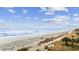 Tranquil ocean view features a sandy beach and soft rolling waves for a relaxing coastal experience at 2600 S Ocean Blvd. # 215, Myrtle Beach, SC 29577