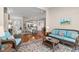 Open concept living room with hardwood floors and neutral colors at 30 Baldwin Loop, Pawleys Island, SC 29585