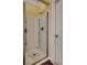 Modern shower with glass doors, built in shelves and a shower head at 300 Lorenzo Dr., North Myrtle Beach, SC 29582