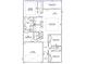 Detailed floorplan showcasing the layout of this home including bedrooms, bathrooms, kitchen and living areas at 323 Dunlin Pl, Conway, SC 29526