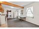 Bright and spacious kitchen with a wooden beam and white appliances at 413 30Th Ave. N, Myrtle Beach, SC 29577